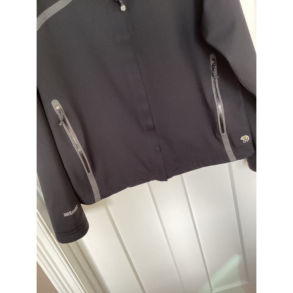 Mountain Hardwear Women's Conduit Jacket Softshell Full Zip Coat Black Large - Picture 3 of 10